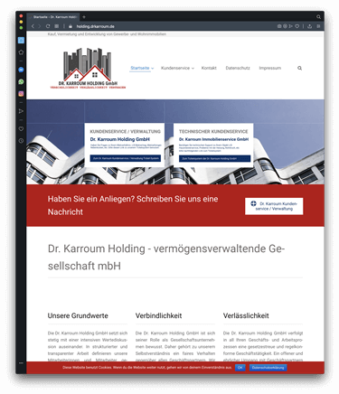 Webdesign Dr Karroum Holding GmbH
